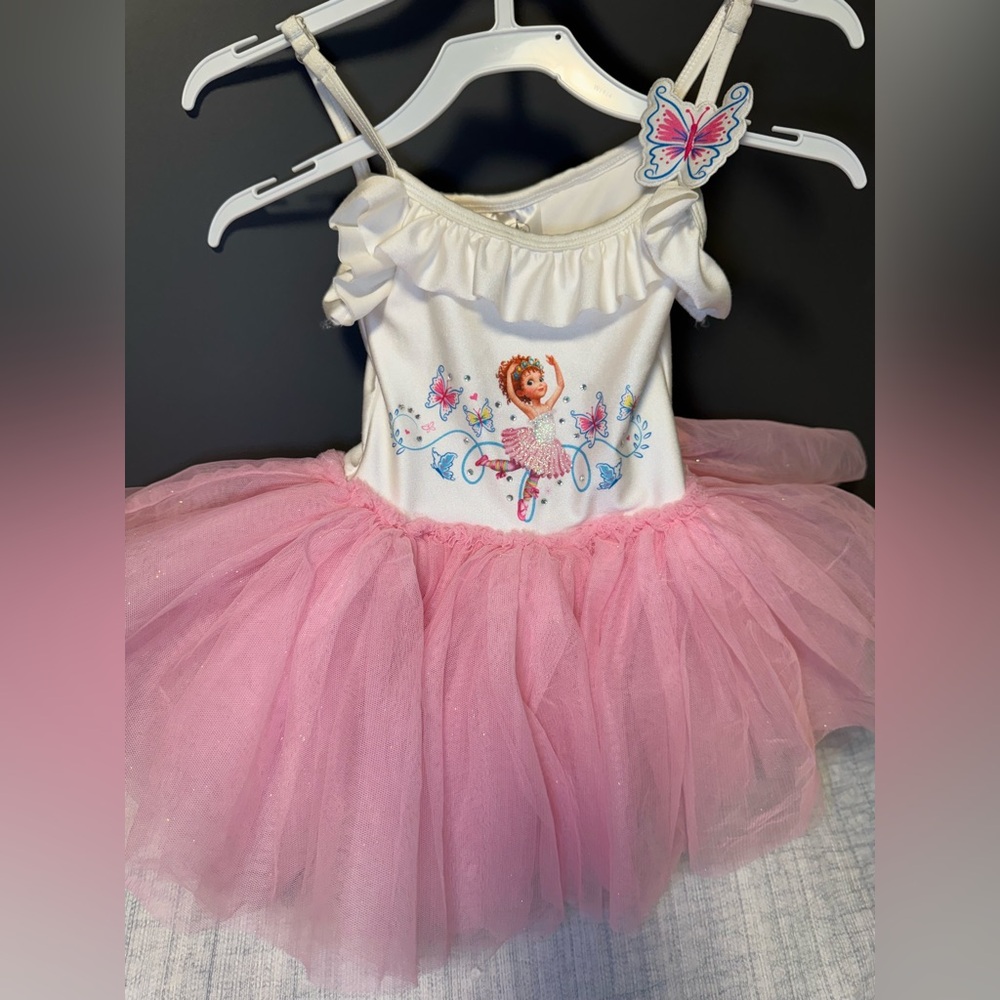 Disney Pink and White Dance Costume for Kids